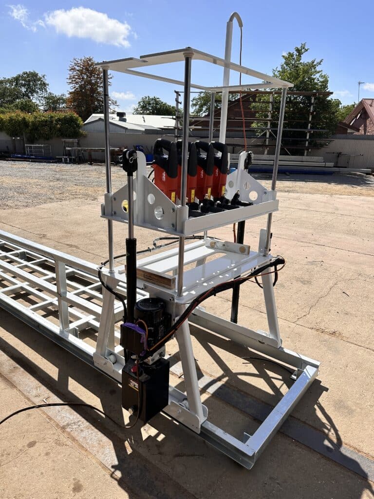 Hebal block drill rig.