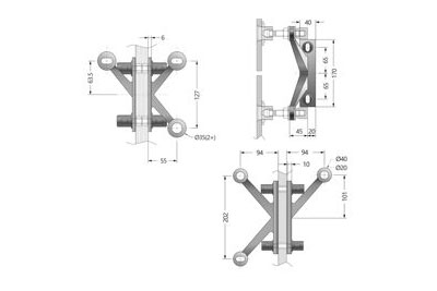 Single Arm Heavy Duty Wall and Double Arm V Heavy Duty Wall