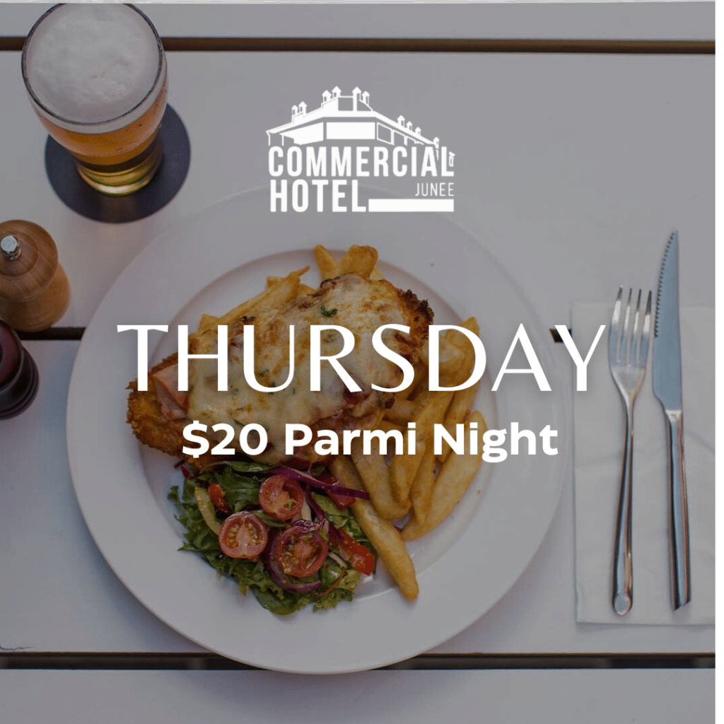 What's On | Commercial Hotel Junee | Junee Pub and Beer Garden