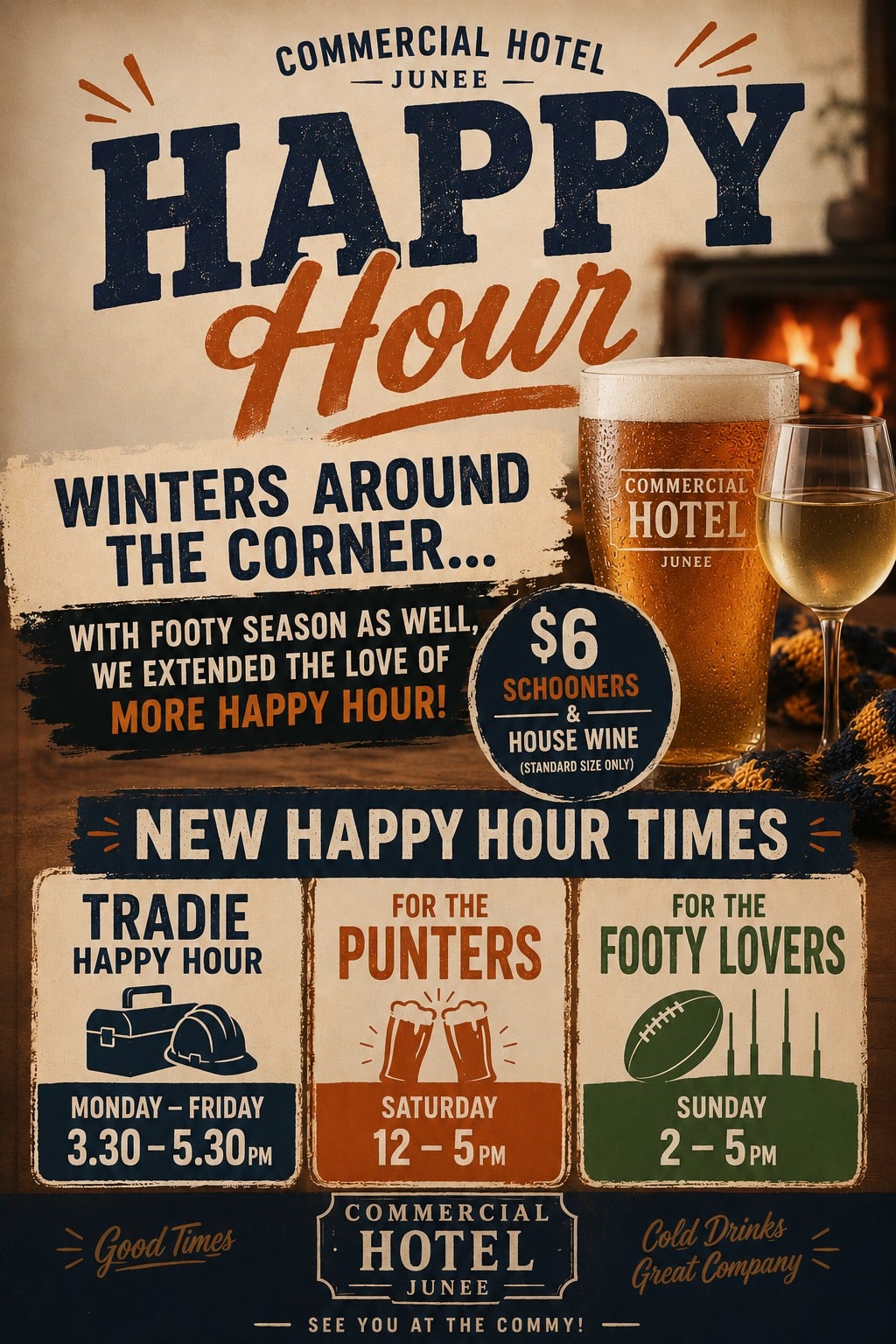 What's On | Commercial Hotel Junee | Junee Pub and Beer Garden