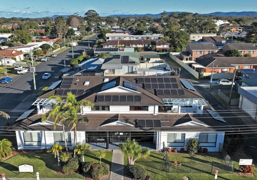 Aerial shot of GP office