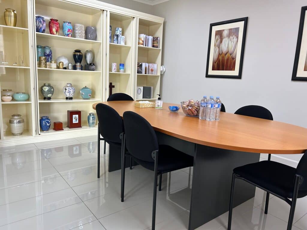 Office space with modern design elements