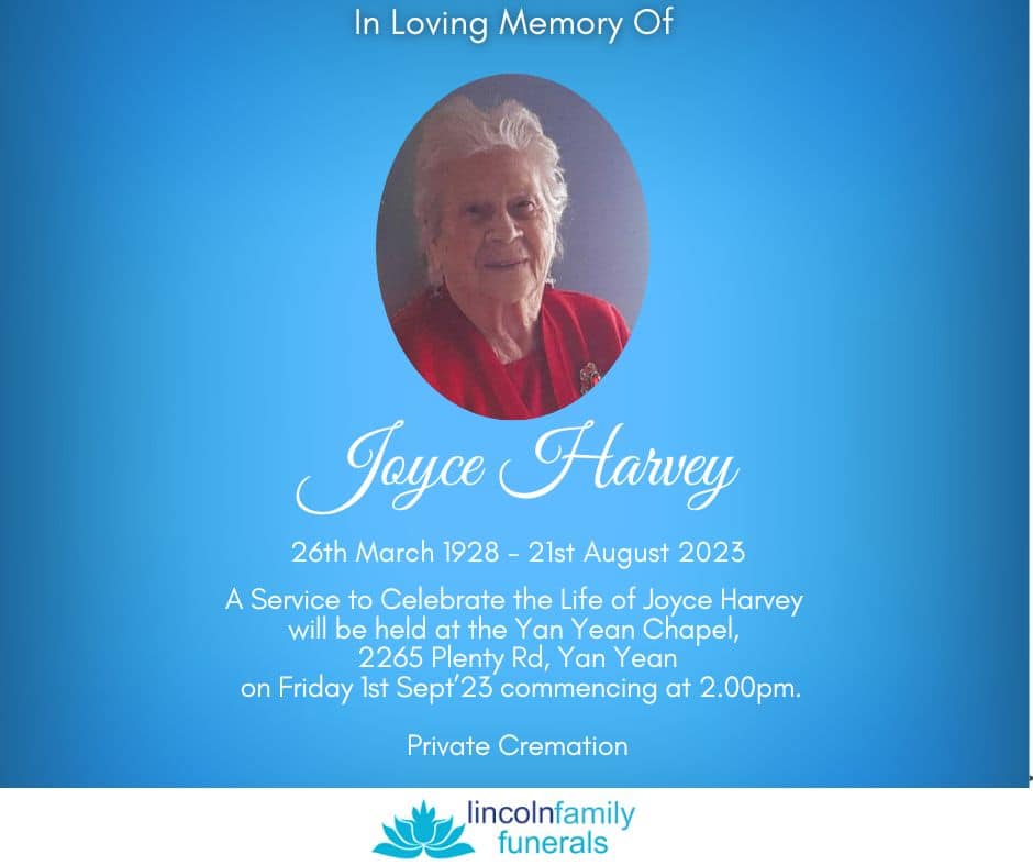 Professional blue memorial template design