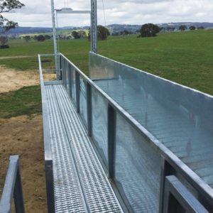 Permanent Adjustable Loading Ramp from Shed - ProWay