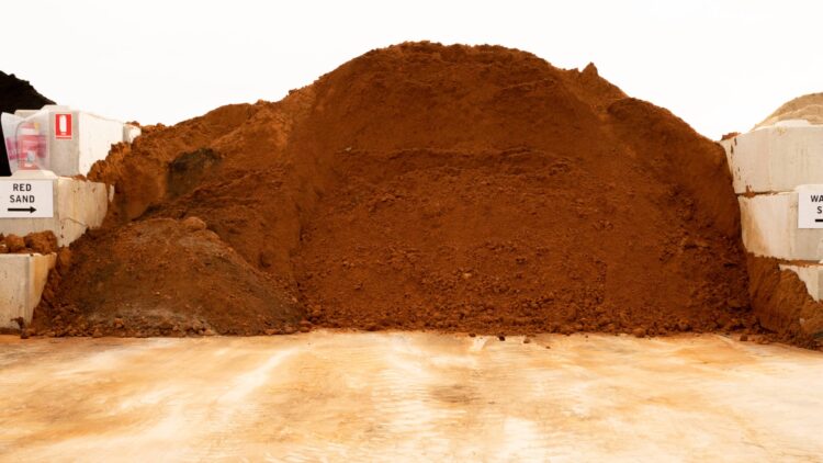 Screened Red Sand - Robbo's Landscape Supplies Wagga