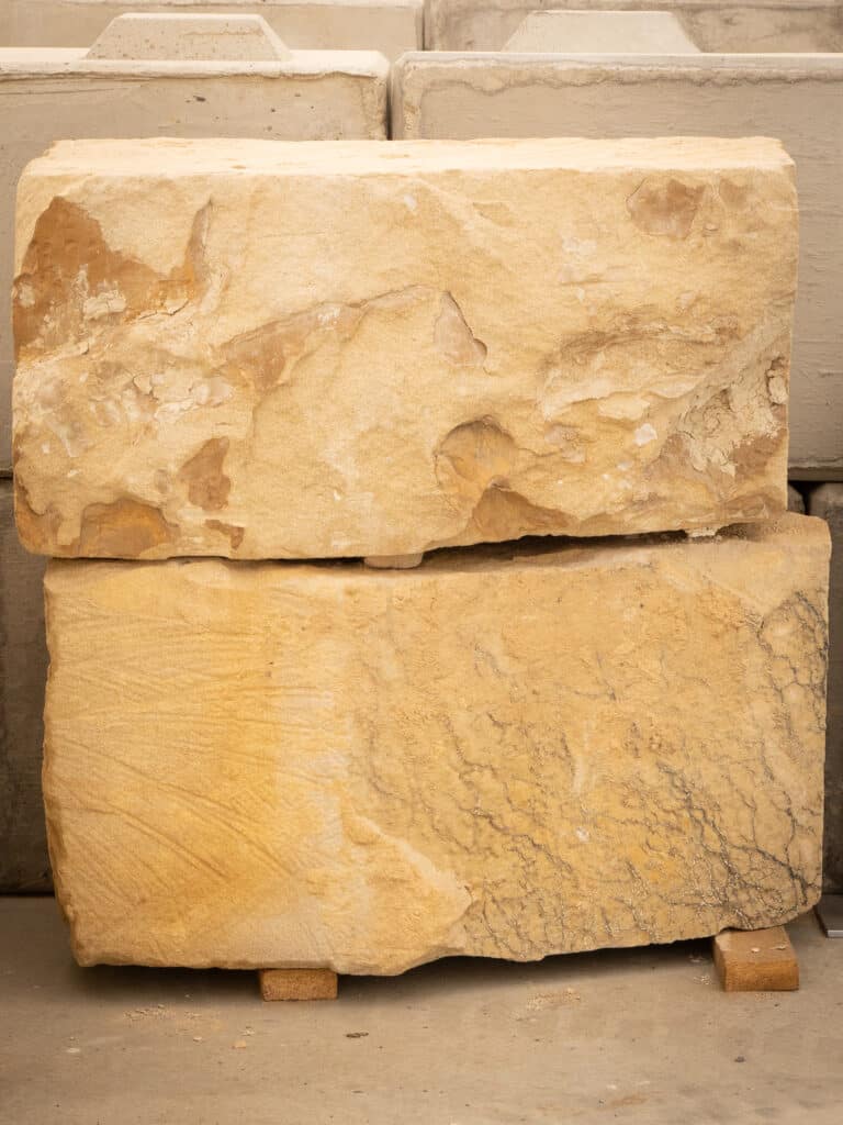 Sandstone Retainer Blocks - Robbo's Landscape Supplies Wagga