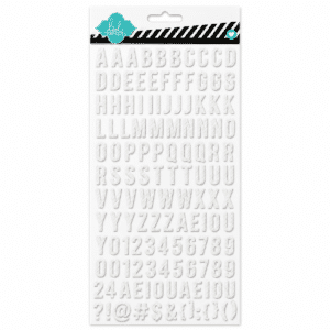 Heidi Swapp Chipboard Alphas - Resist