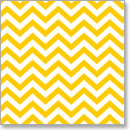 Hambly Screen Prints Chevron Yellow