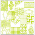 Hambly Screen Prints ATC Patchwork Lime