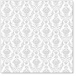 Hambly Screen Prints Brocade Silver