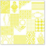 Hambly Screen Prints ATC Patchwork Yellow