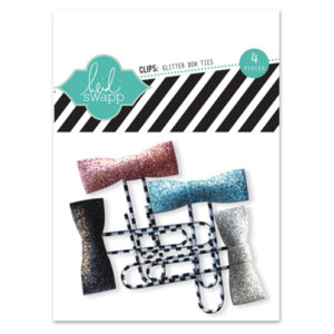 Heidi Swapp Sugar Chic Glitter Bow Clips
