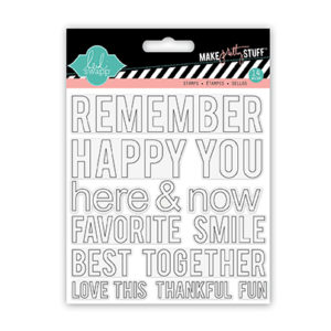 Heidi Swapp Word Stamps - Remember