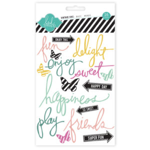 Heidi Swapp Vintage Chic Buzz Words Fun