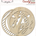 Teresa Collins Candy Lane 6 Wooden Ornaments