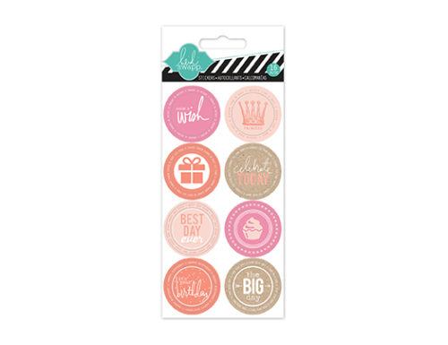 Heidi Swapp Hello Today Circle Stickers -The Big Day – Scrappingclearly ...