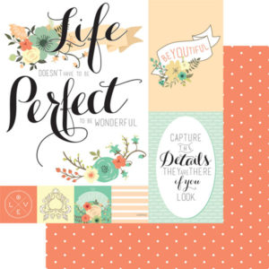 Teresa Collins Nine and Co Double Sided 12 x 12 Pattern Paper Perfect