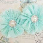 Manorhouse House Ballerina Tulle Flower Turquoise