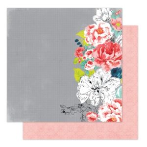 September Skies 12 x 12 Paper Beautiful Bouquet