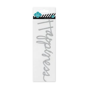Heidi Swapp Chipboard Titles - Happiness Sticker.