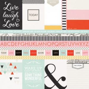 Something Wonderful Double Sided 12 x 12 Pattern Paper Cards