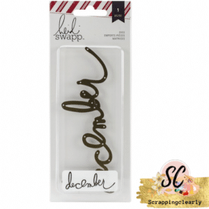Heidi Swapp Oh What Fun - Metal Die December