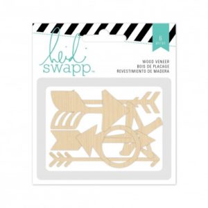 Heidi Swapp Wanderlust - Arrows Wood Veneer