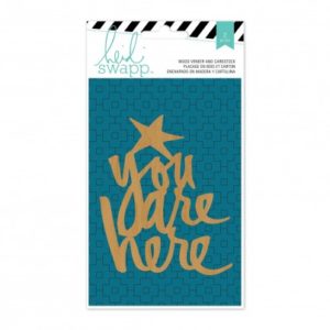 Heidi Swapp Wanderlust - You are Here wood Veneer