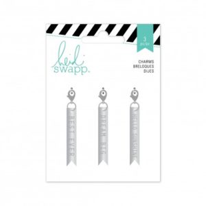 Heidi Swapp Wanderlust - Flag Metal Charms
