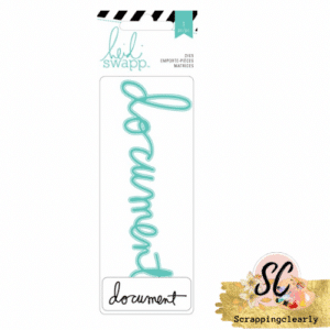 Heidi Swapp Wanderlust - Document Metal Die