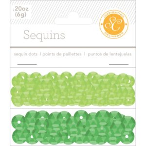 Studio Calico - Green Sequins