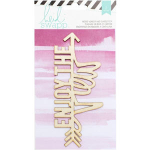 Heidi Swapp Wanderlust - Enjoy the View Wood Veneer
