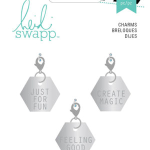 Heidi Swapp Wanderlust - Hexagons Metal Charms