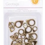 Studio Calico Essentials Chip Shapes - Geotags Gold