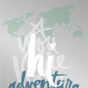 Heidi Swapp Wanderlust - Binder Insert Printed Clear Acetate
