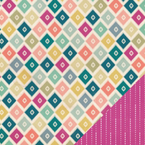 Heidi Swapp Wanderlust - 12 x 12 Pattern Paper - Handmade
