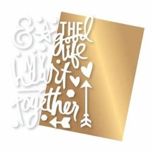 Heidi Swapp Wanderlust - Together Gold Foil Sticker Kit