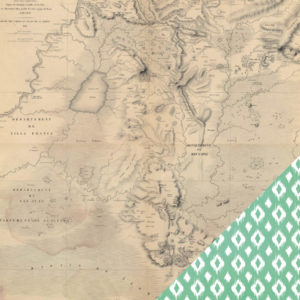 Heidi Swapp Wanderlust - 12 x 12 Pattern Paper - Treasure Map