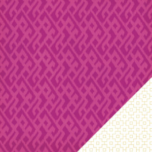 Heidi Swapp Wanderlust - 12 x 12 Pattern Paper - Wineberry