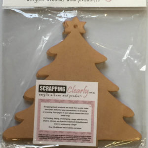 Scrappingclearly Acrylic Albums - Xmas Tree