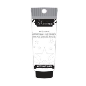 Heidi Swapp White Metallic Screen Print Ink