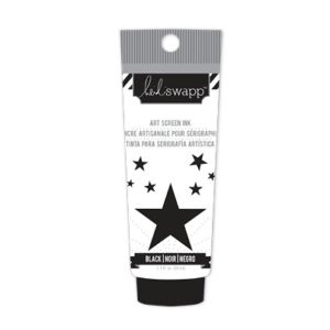 Heidi Swapp Black Metallic Screen Print Ink