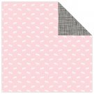 Pink Paislee Bella Rouge 12" Patterned D/S Paper - Rainbow Bright