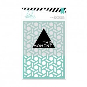 Heidi Swapp Wanderlust This Moment Stamp and Stencil Set