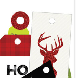 Heidi Swapp Oh What Fun Glitter Tags