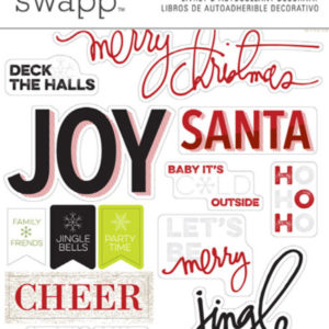 Heidi Swapp Oh What Fun Clear Decorative Sticker Book