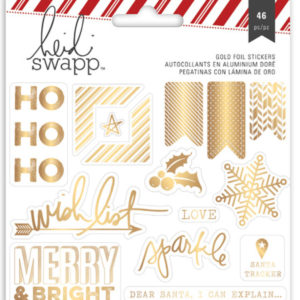 Heidi Swapp Oh What Fun Gold Foil Ho Ho Ho