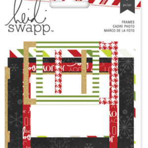 Heidi Swapp Oh What Fun Gold Glitter Photo Frames