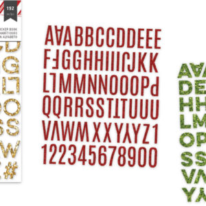Heidi Swapp Oh What Fun Alpha Sticker Book