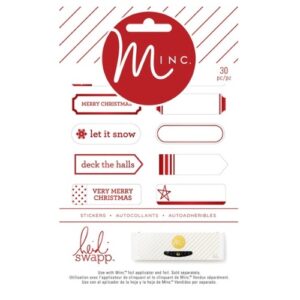 Heidi Swapp MINC Christmas - Mini Sticker Label